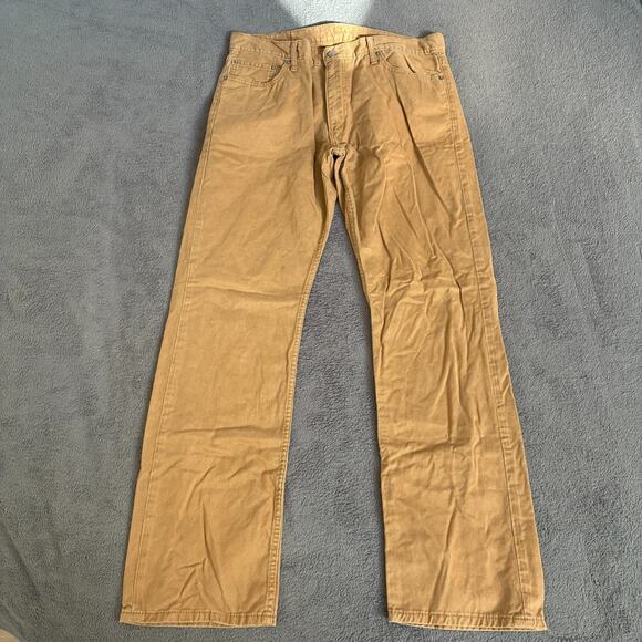 Levi’s 514 Brown Jeans Straight Leg Slim Fit Denim Casual Pants Men’s Size 36x34 - Picture 1 of 8